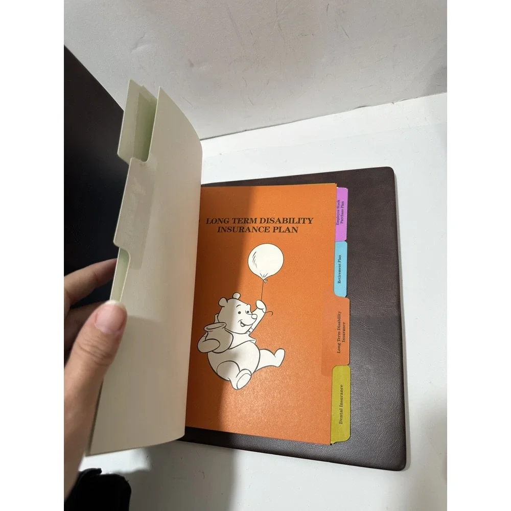 1981 Walt Disney Productions Employee Benefit Program Handbook Manual binder WDI